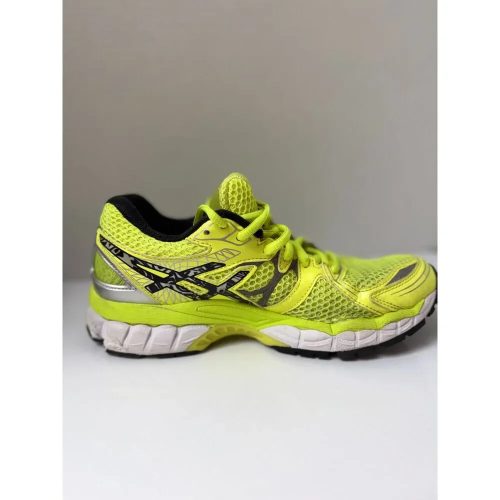 ASICS Women's GEL-Nimbus 16 Lite Show Sneaker Neon Volt Yellow Size 6 US